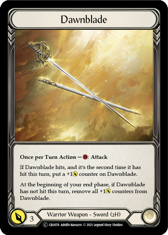 Dawnblade (Rainbow Foil) [CRU078-RF] Unlimited Rainbow Foil | Devastation Store