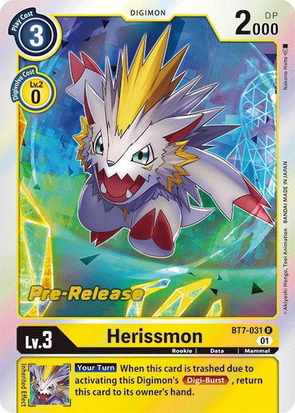 Herissmon [BT7-031] [Next Adventure Pre-Release Cards] | Devastation Store