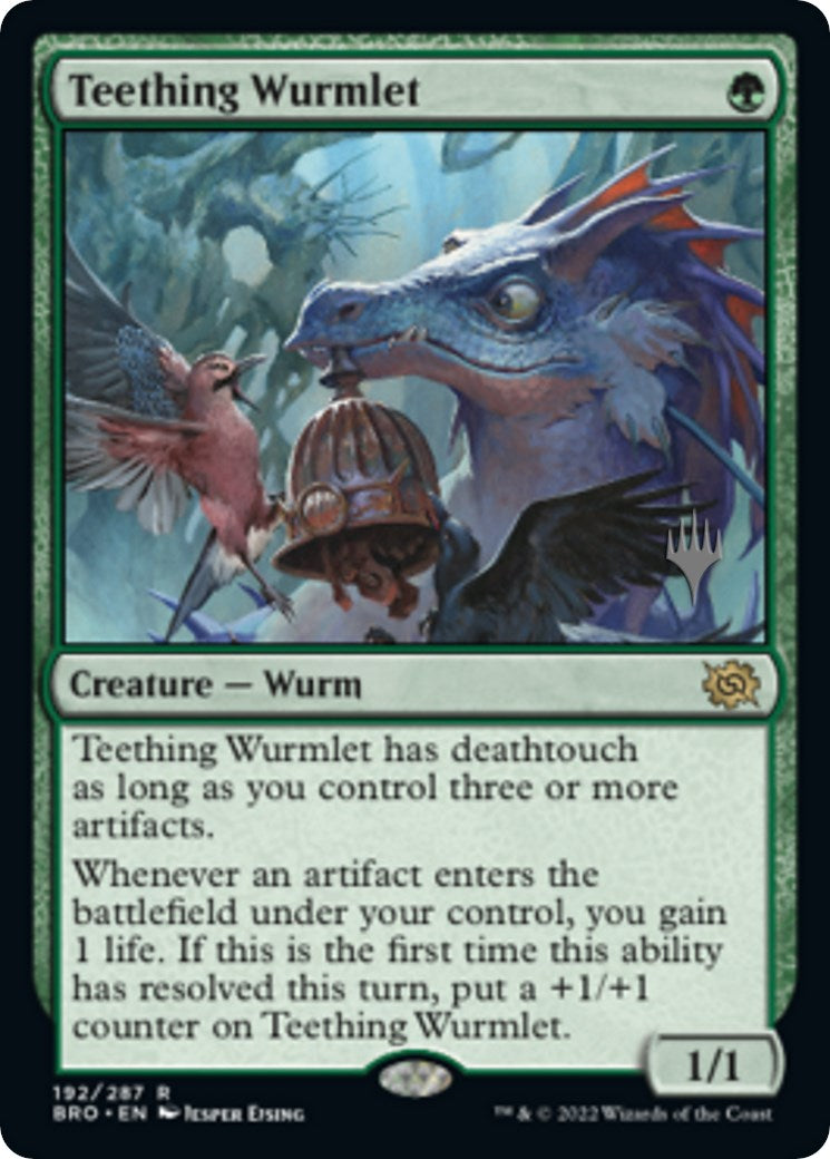 Teething Wurmlet (Promo Pack) [The Brothers' War Promos] | Devastation Store