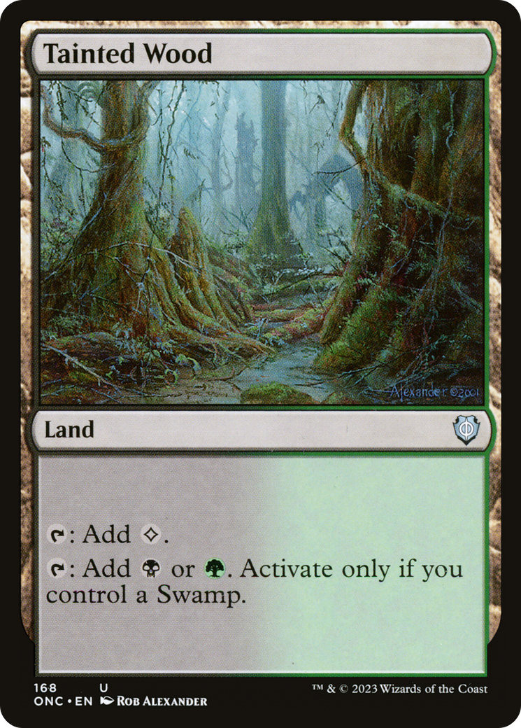 Tainted Wood [Phyrexia: All Will Be One Commander] | Devastation Store