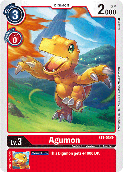 Agumon [ST1-03] [Starter Deck: Gaia Red] | Devastation Store