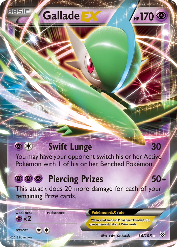 Gallade EX (34/108) [XY: Roaring Skies] | Devastation Store