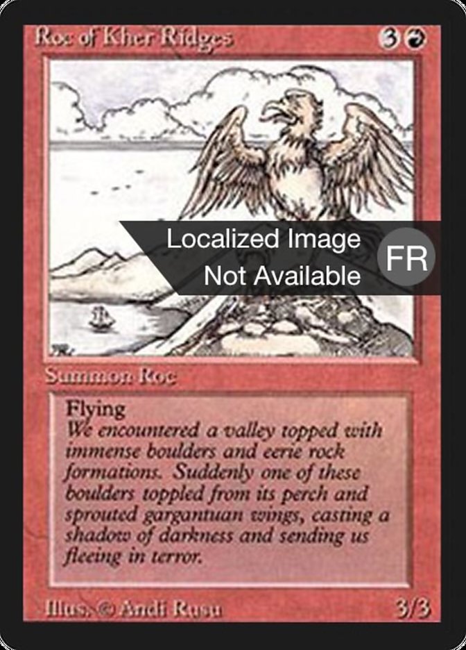 Roc of Kher Ridges [Foreign Black Border] | Devastation Store