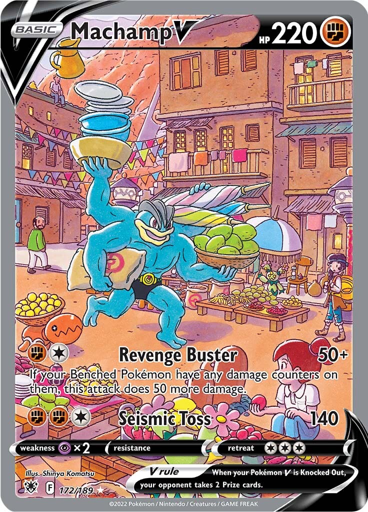 Machamp V (172/189) [Sword & Shield: Astral Radiance] | Devastation Store