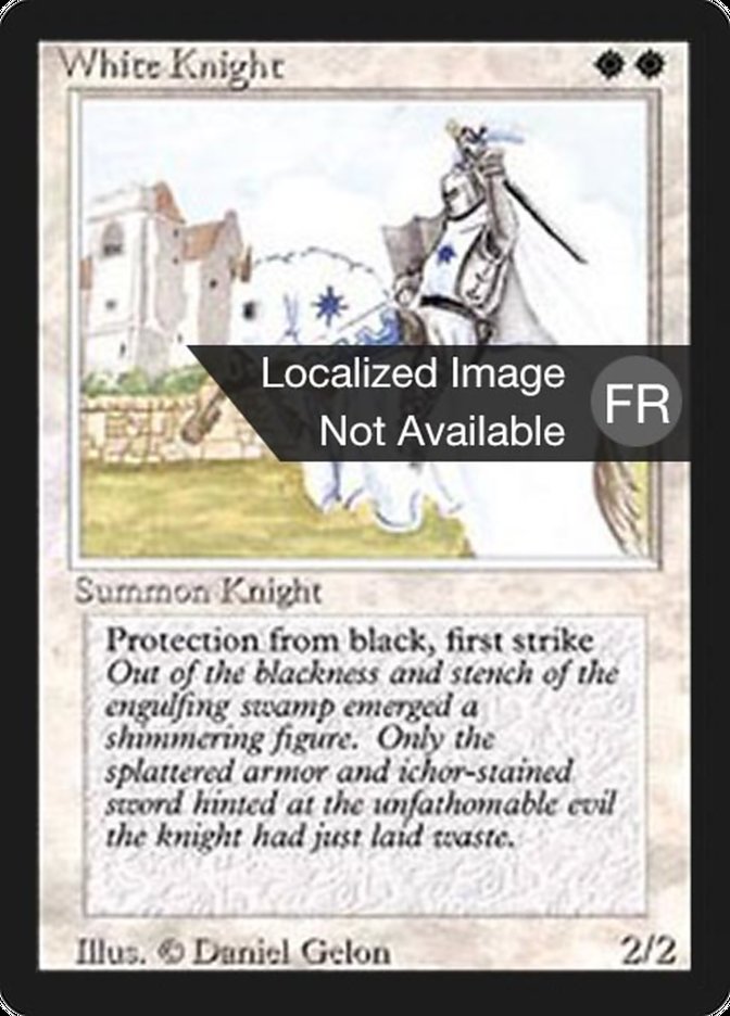 White Knight [Foreign Black Border] | Devastation Store