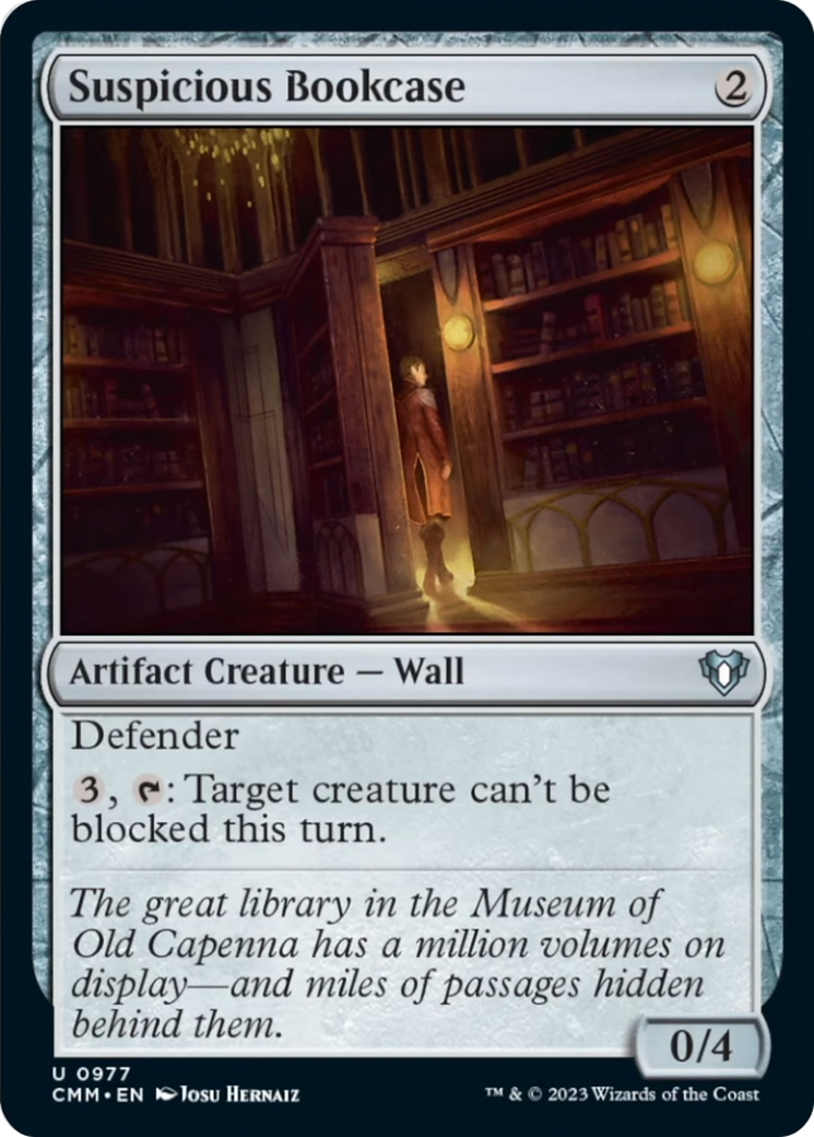 Suspicious Bookcase [Commander Masters] | Devastation Store