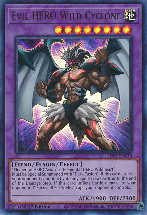 Evil HERO Wild Cyclone [LDS3-EN030] Ultra Rare | Devastation Store