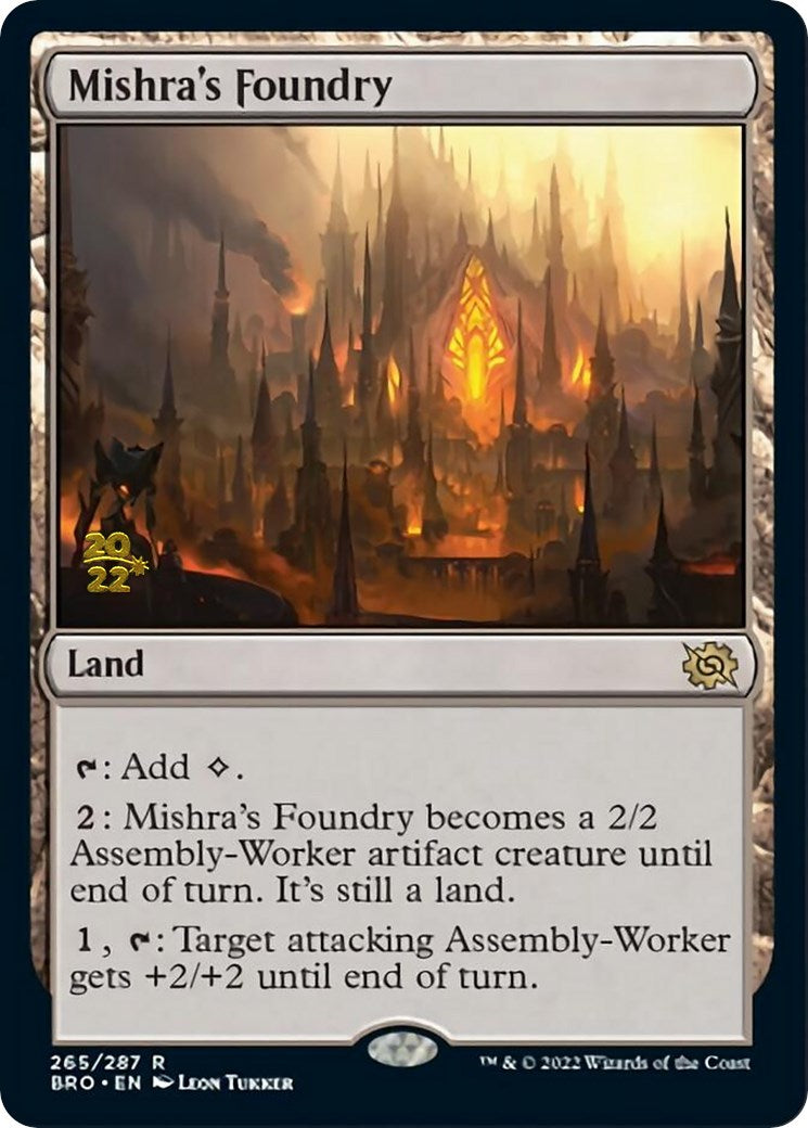 Mishra's Foundry [The Brothers' War Prerelease Promos] | Devastation Store
