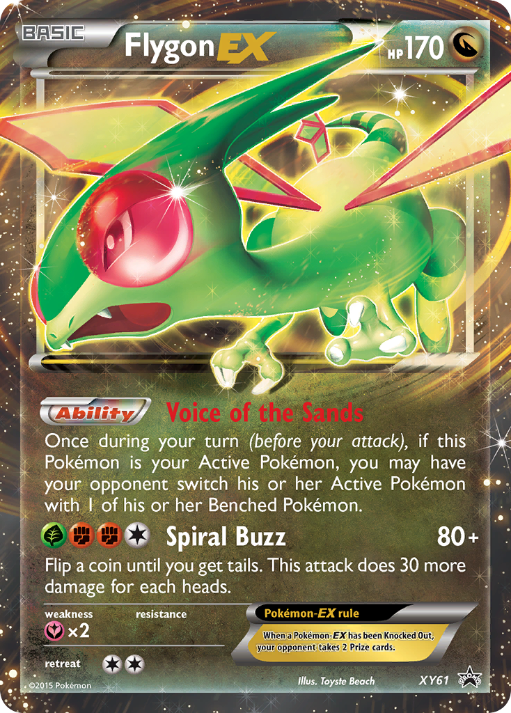 Flygon EX (XY61) [XY: Black Star Promos] | Devastation Store