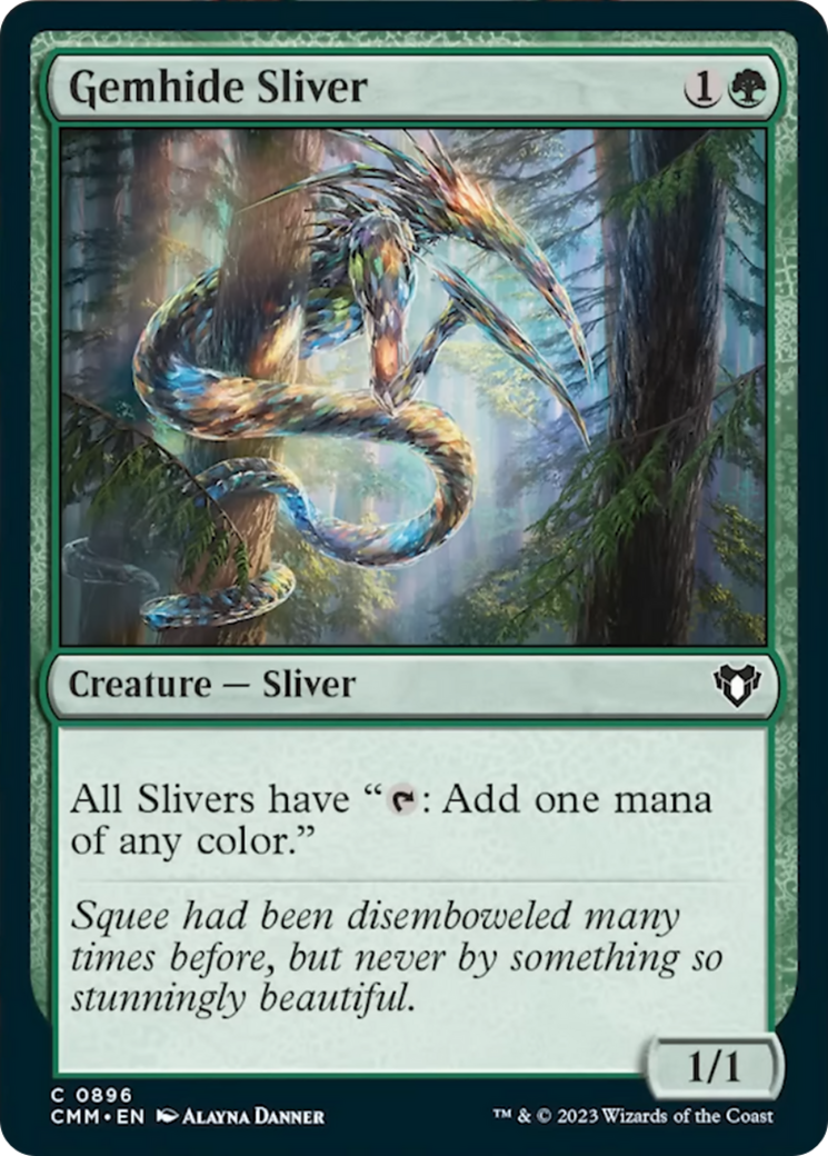 Gemhide Sliver [Commander Masters] | Devastation Store