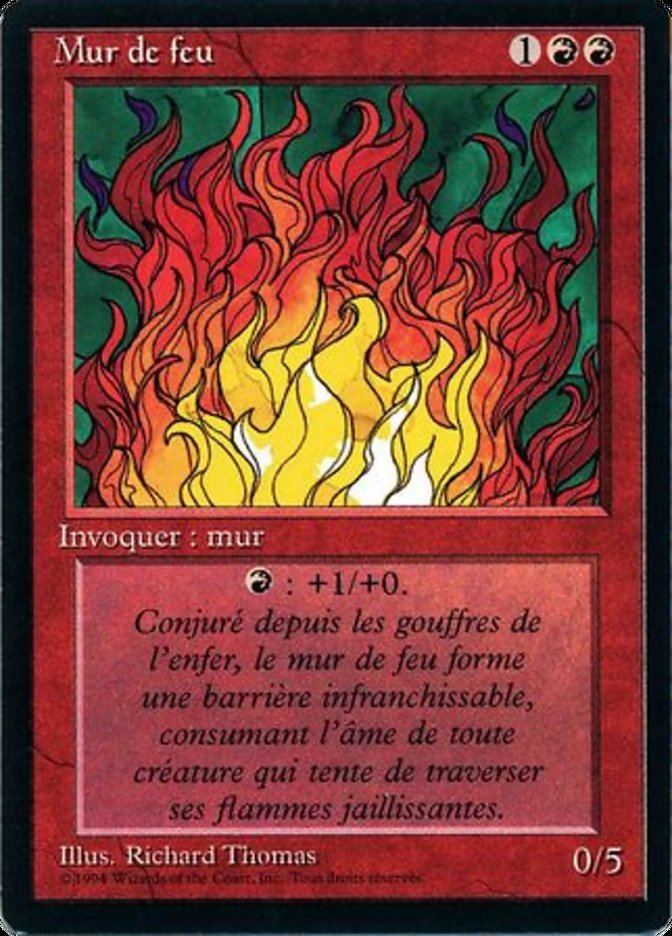 Wall of Fire [Foreign Black Border] | Devastation Store
