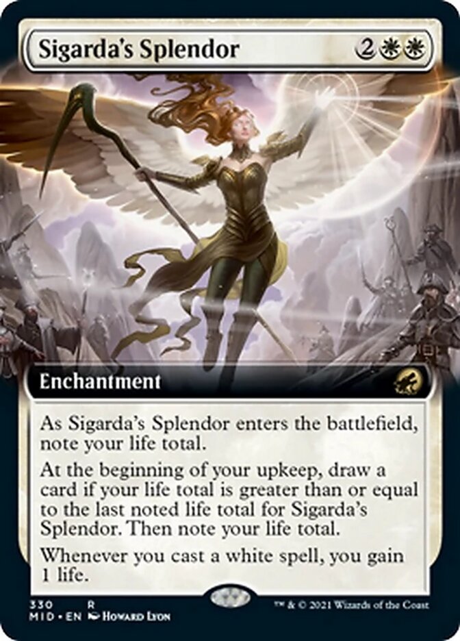 Sigarda's Splendor (Extended) [Innistrad: Midnight Hunt] | Devastation Store