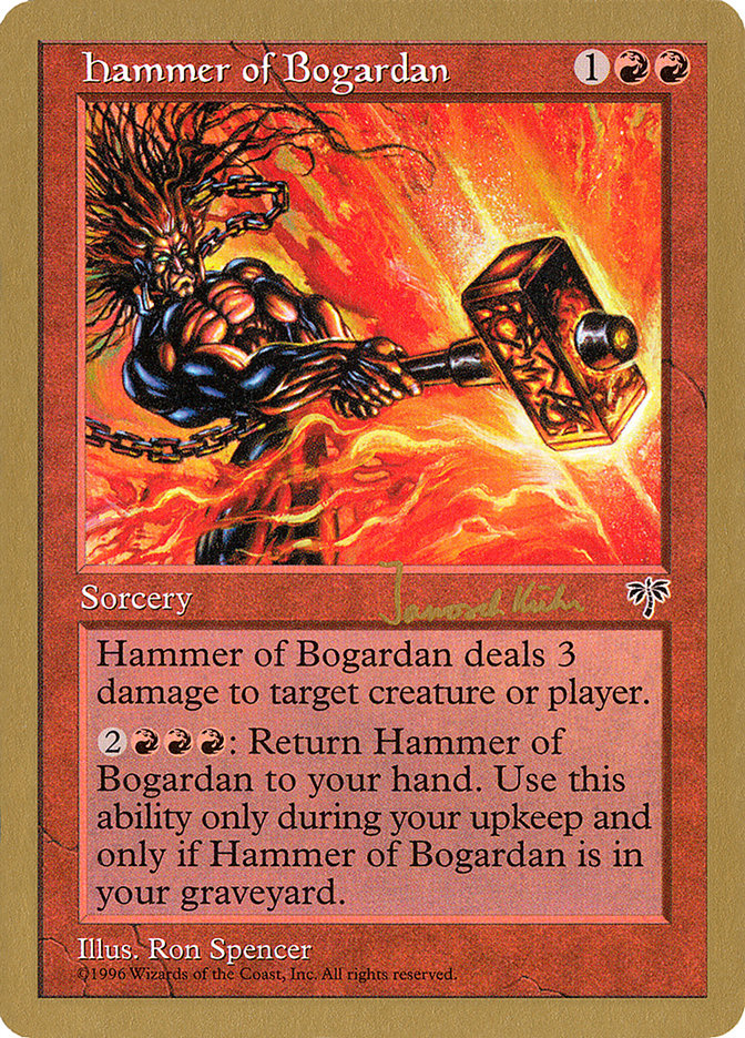Hammer of Bogardan (Janosch Kuhn) [World Championship Decks 1997] | Devastation Store
