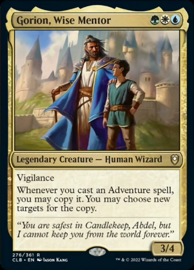 Gorion, Wise Mentor [Commander Legends: Battle for Baldur's Gate] | Devastation Store