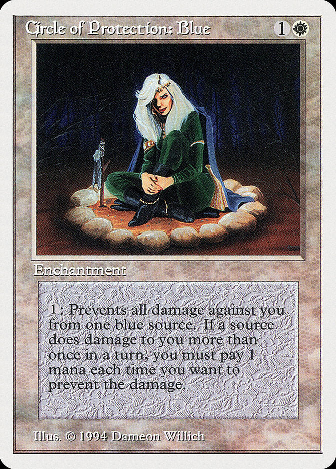 Circle of Protection: Blue [Summer Magic / Edgar] | Devastation Store