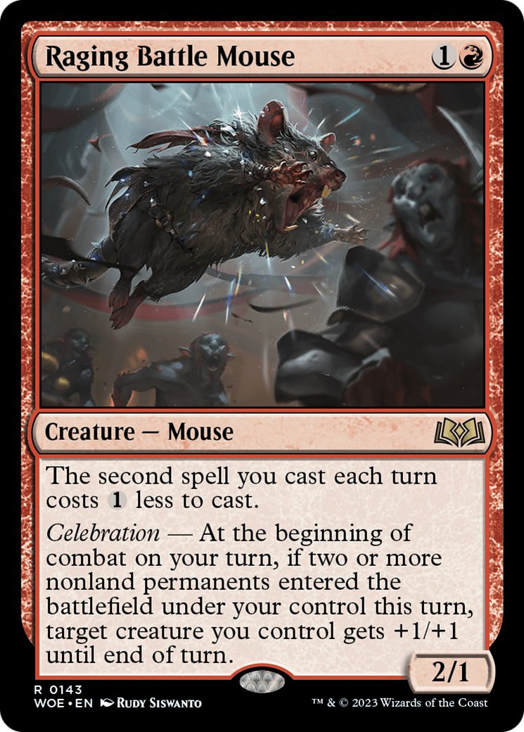 Raging Battle Mouse [Wilds of Eldraine] | Devastation Store