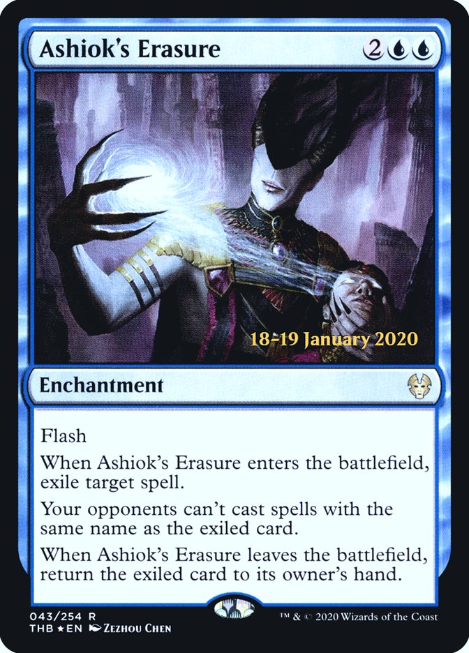 Ashiok's Erasure [Theros Beyond Death Prerelease Promos] | Devastation Store