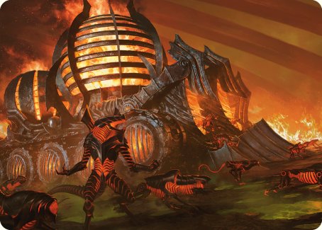 Urabrask's Forge Art Card [Phyrexia: All Will Be One Art Series] | Devastation Store