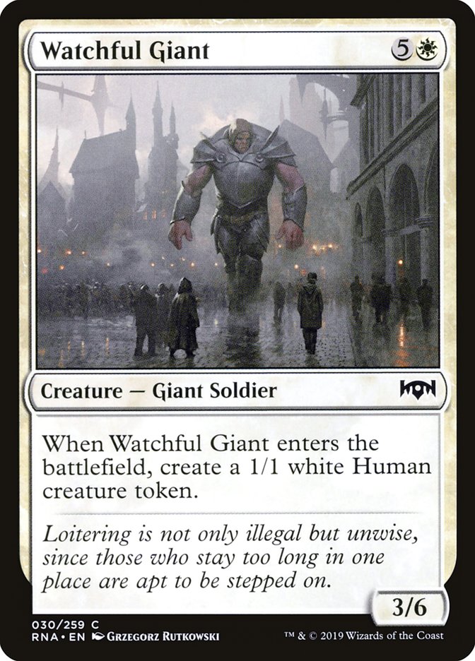 Watchful Giant [Ravnica Allegiance] | Devastation Store
