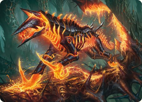Kuldotha Cackler Art Card [Phyrexia: All Will Be One Art Series] | Devastation Store