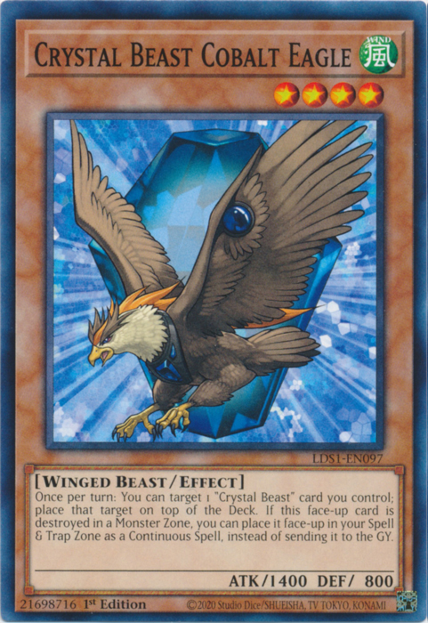 Crystal Beast Cobalt Eagle [LDS1-EN097] Common | Devastation Store