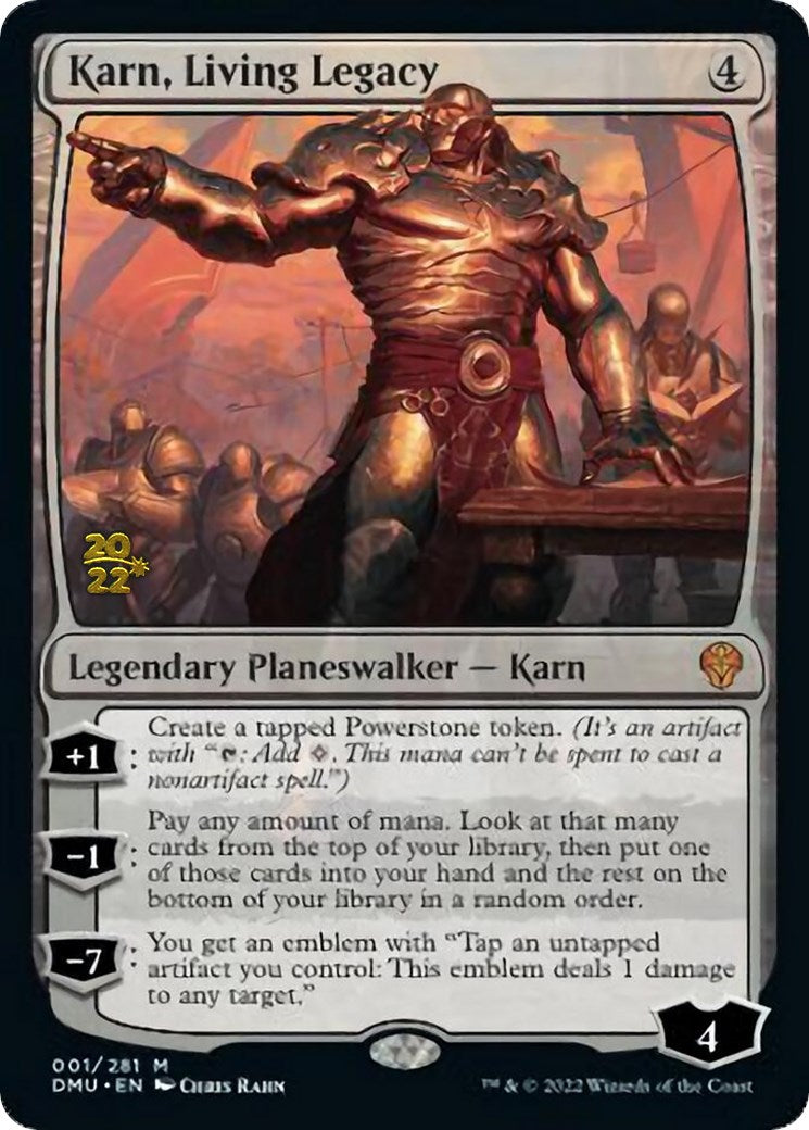 Karn, Living Legacy [Dominaria United Prerelease Promos] | Devastation Store