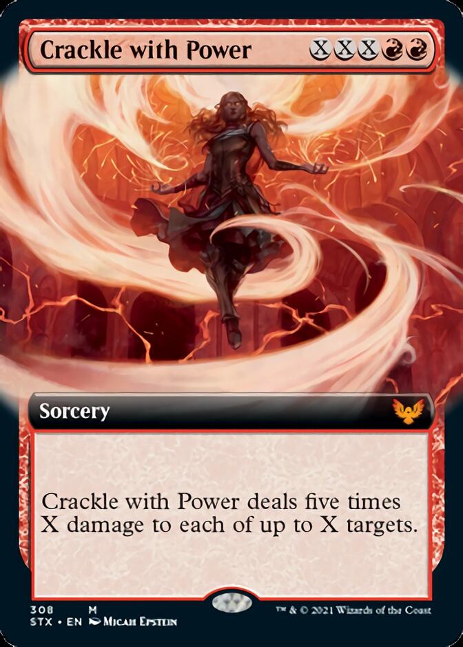 Crackle with Power (Extended) [Strixhaven: School of Mages] | Devastation Store