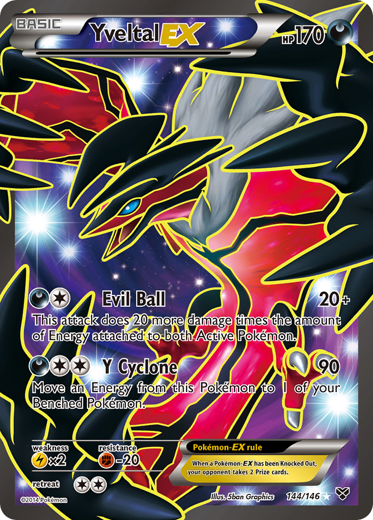 Yveltal EX (144/146) [XY: Base Set] | Devastation Store