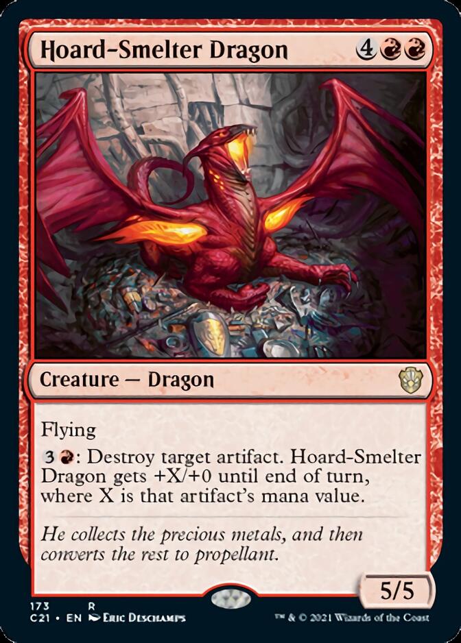 Hoard-Smelter Dragon [Commander 2021] | Devastation Store