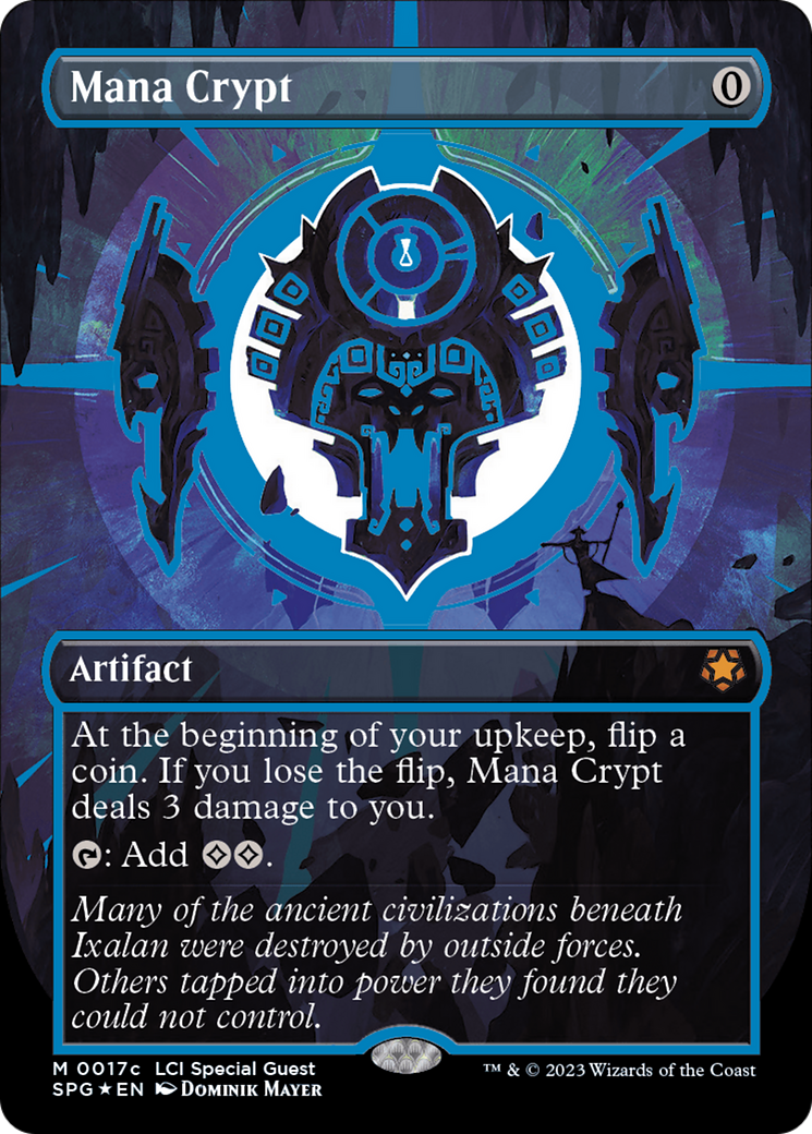 Mana Crypt (0017c) (Borderless) [The Lost Caverns of Ixalan Special Guests] | Devastation Store