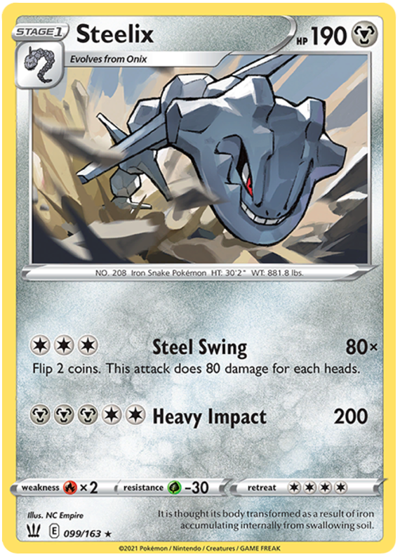 Steelix (099/163) [Sword & Shield: Battle Styles] | Devastation Store