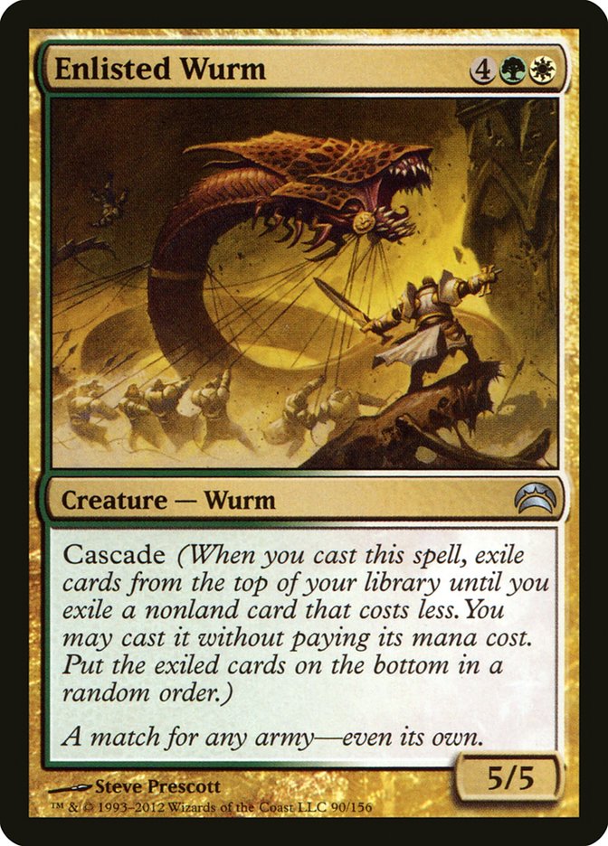 Enlisted Wurm [Planechase 2012] - Devastation Store | Devastation Store