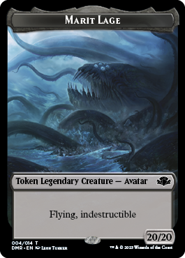 Marit Lage Token [Dominaria Remastered Tokens] | Devastation Store