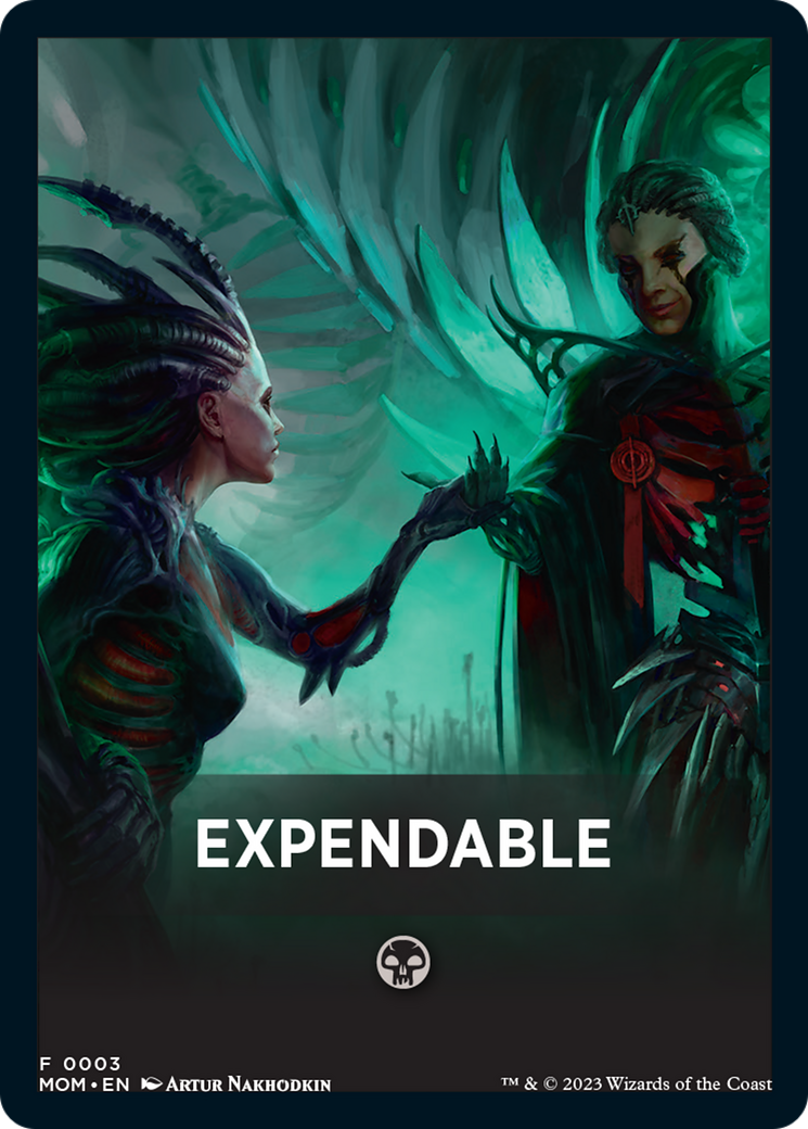 Expendable Theme Card [March of the Machine Tokens] | Devastation Store