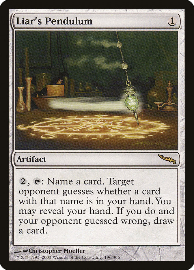 Liar's Pendulum [Mirrodin] - Devastation Store | Devastation Store