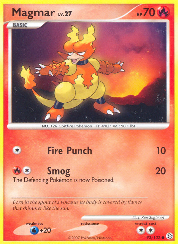 Magmar (93/132) [Diamond & Pearl: Secret Wonders] | Devastation Store