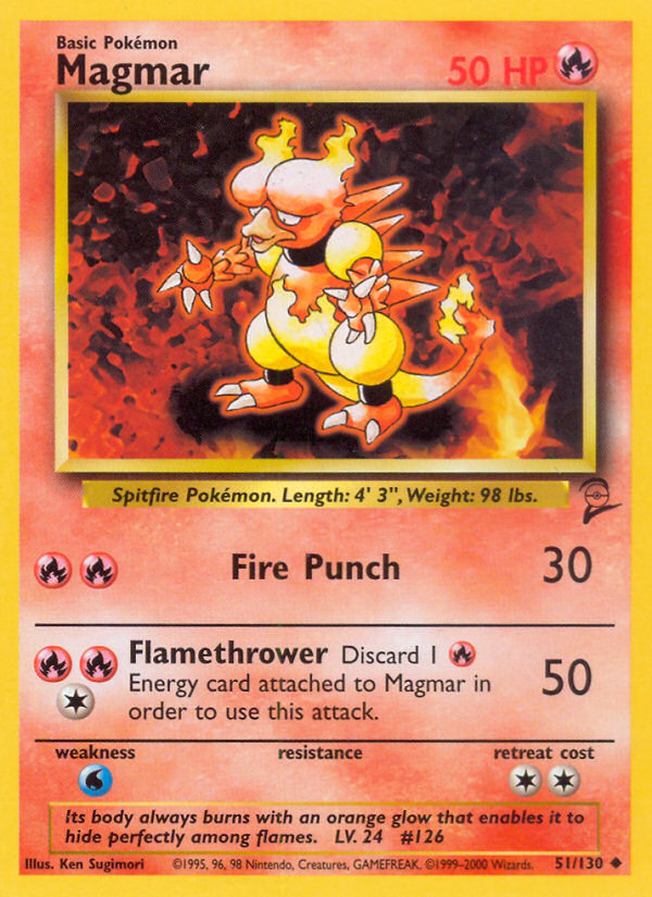 Magmar (51/130) [Base Set 2] | Devastation Store