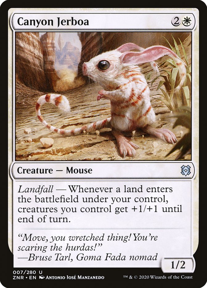 Canyon Jerboa [Zendikar Rising] | Devastation Store