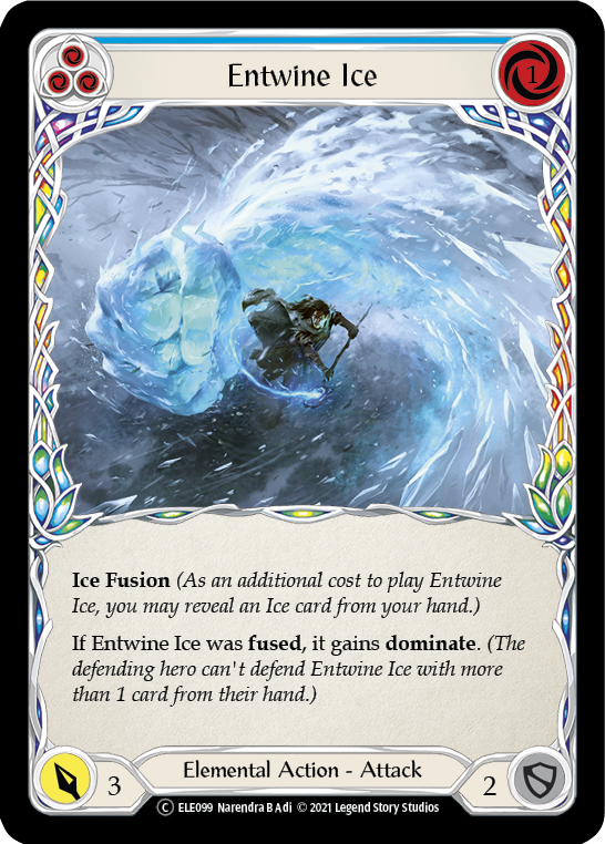 Entwine Ice (Blue) [U-ELE099] Unlimited Normal | Devastation Store