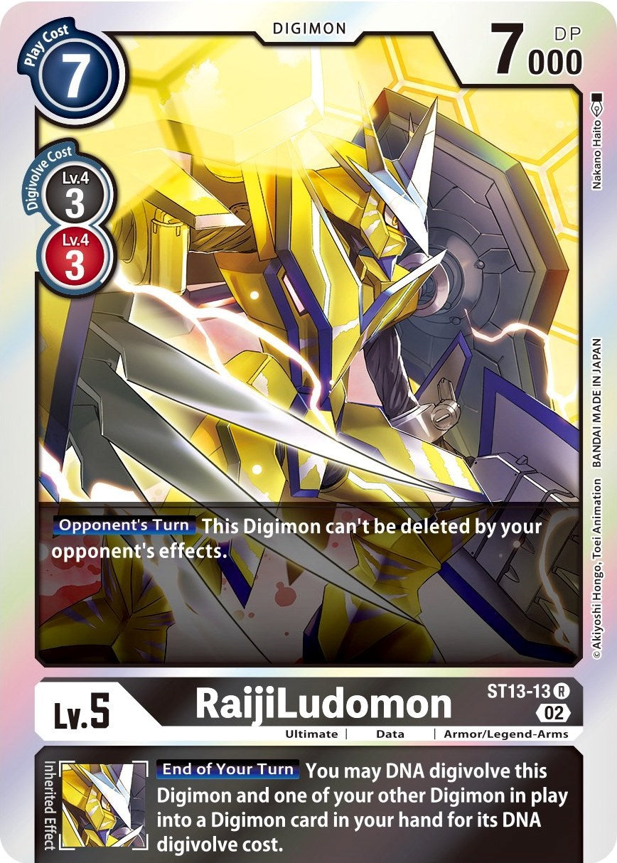 RaijiLudomon [ST13-13] [Starter Deck: Ragnaloardmon] | Devastation Store