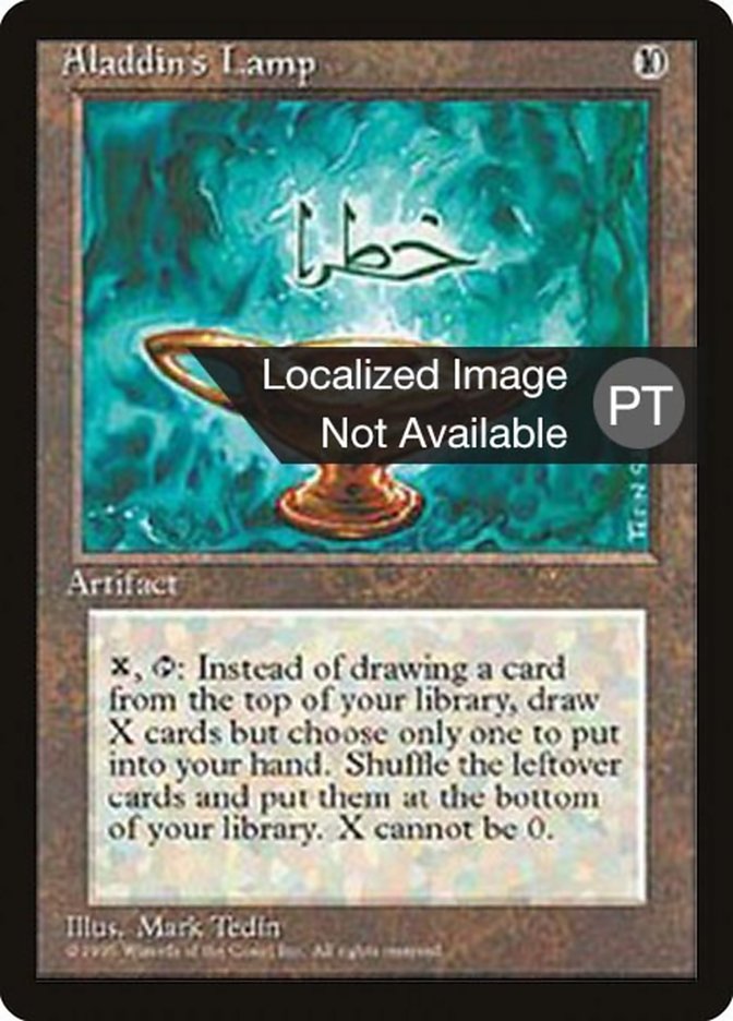 Aladdin's Lamp [Fourth Edition (Foreign Black Border)] | Devastation Store