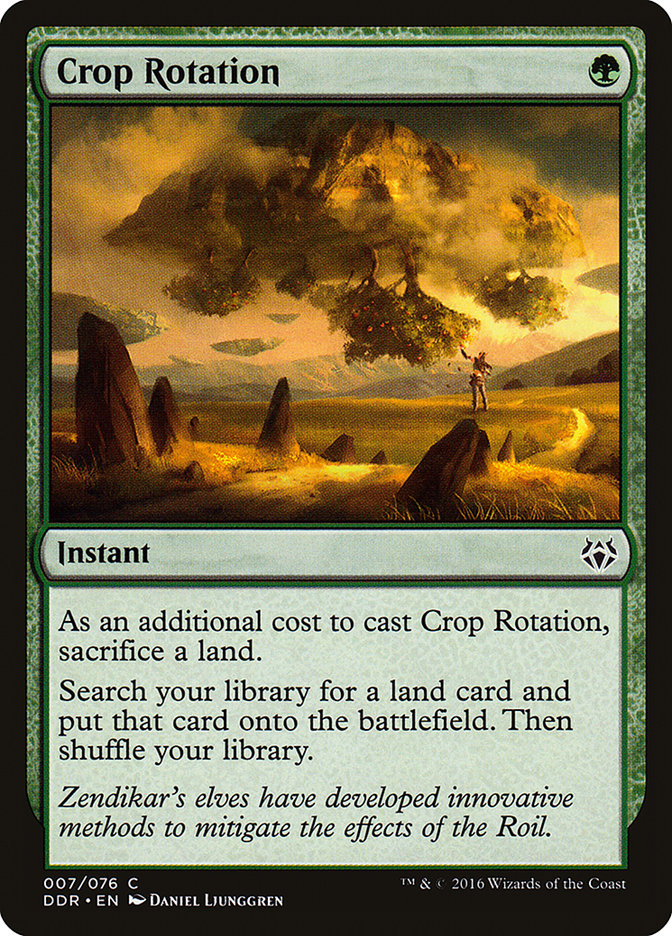 Crop Rotation [Duel Decks: Nissa vs. Ob Nixilis] - Devastation Store | Devastation Store