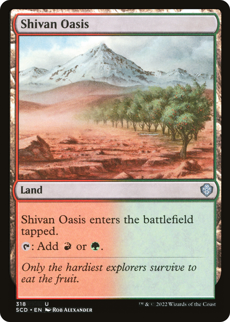 Shivan Oasis [Starter Commander Decks] | Devastation Store