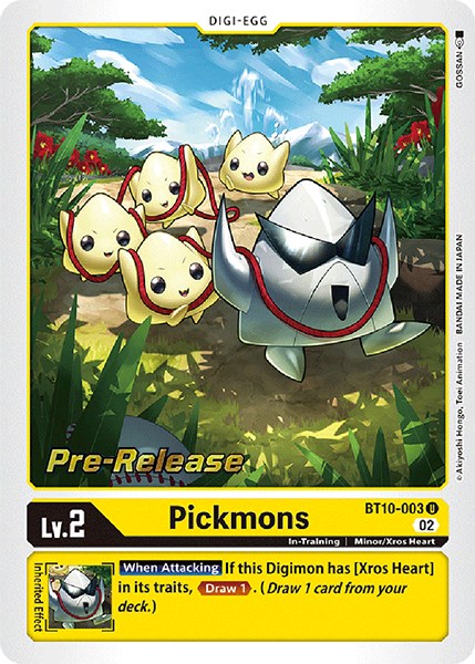 Pickmons [BT10-003] [Xros Encounter Pre-Release Cards] | Devastation Store