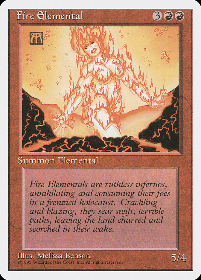 Fire Elemental [Fourth Edition] - Devastation Store | Devastation Store