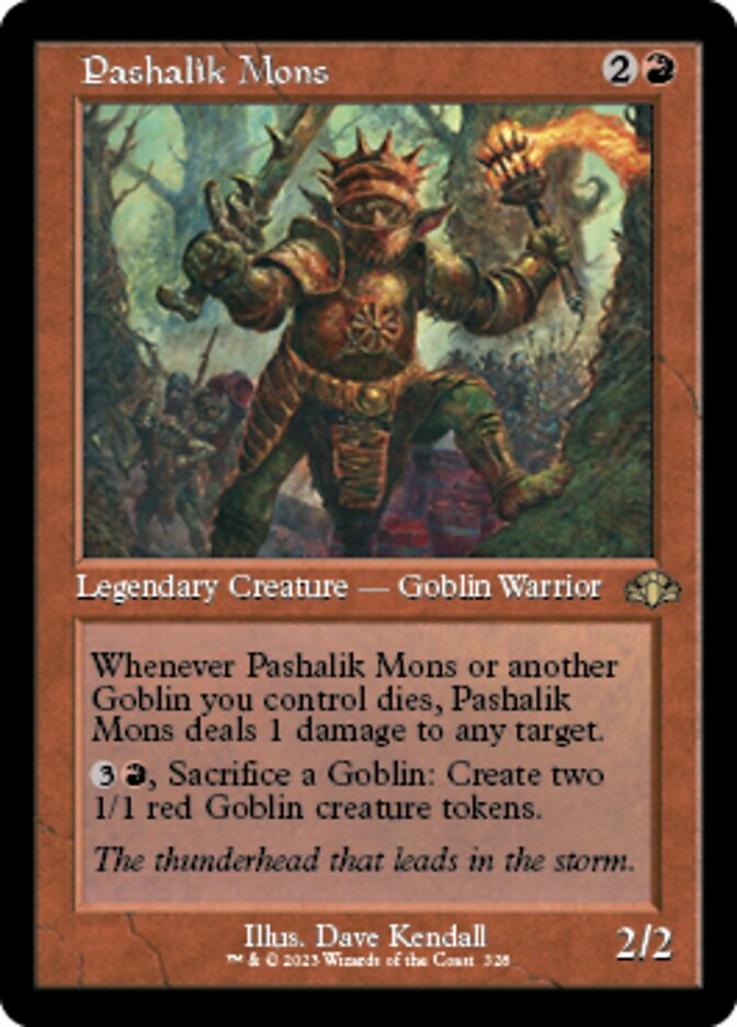 Pashalik Mons (Retro) [Dominaria Remastered] | Devastation Store