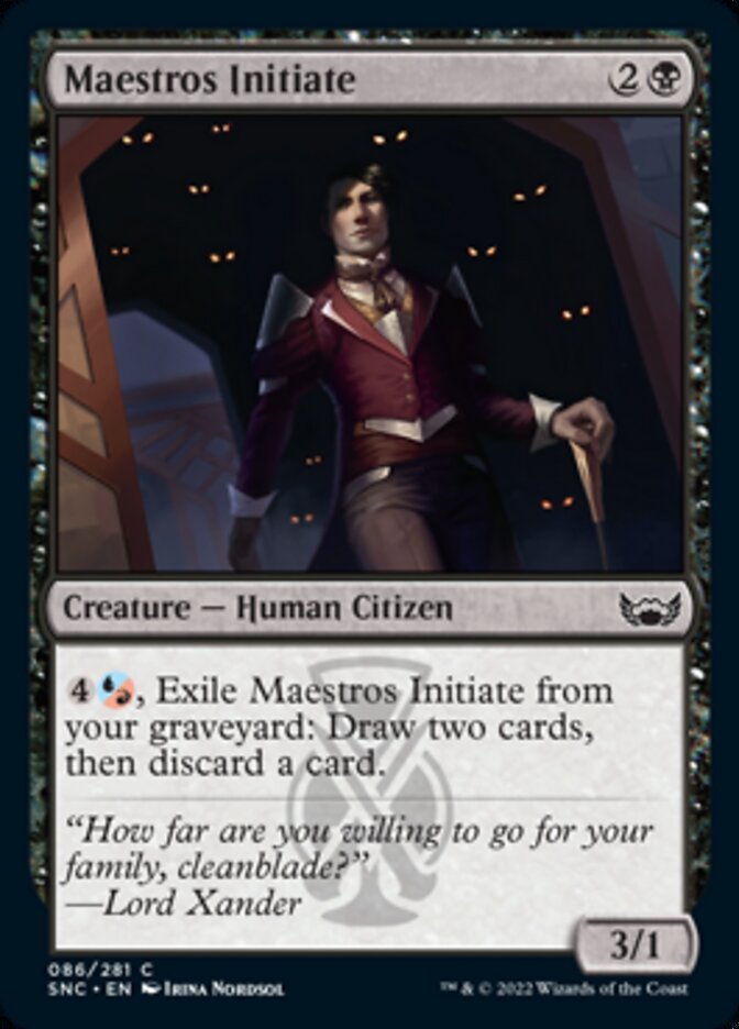 Maestros Initiate [Streets of New Capenna] | Devastation Store