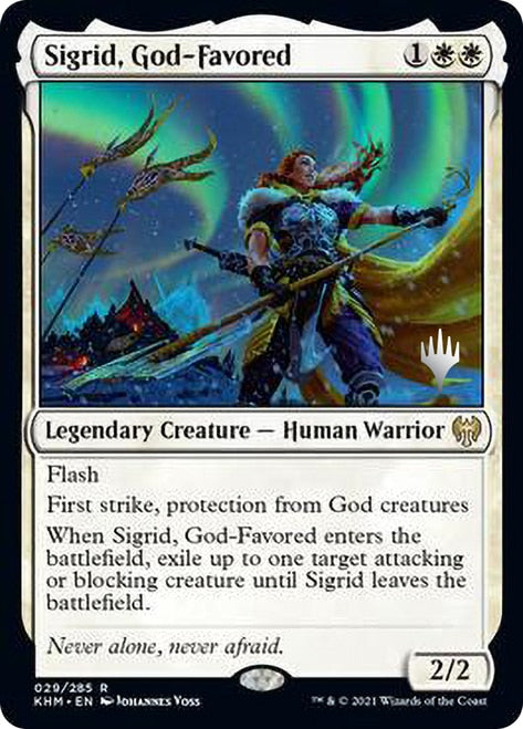 Sigrid, God-Favored [Kaldheim Promos] | Devastation Store