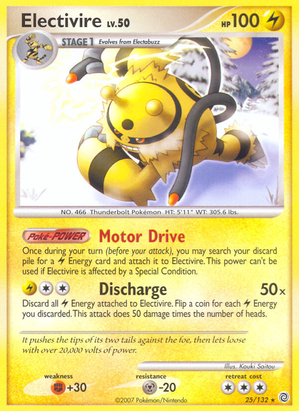 Electivire (25/132) [Diamond & Pearl: Secret Wonders] | Devastation Store