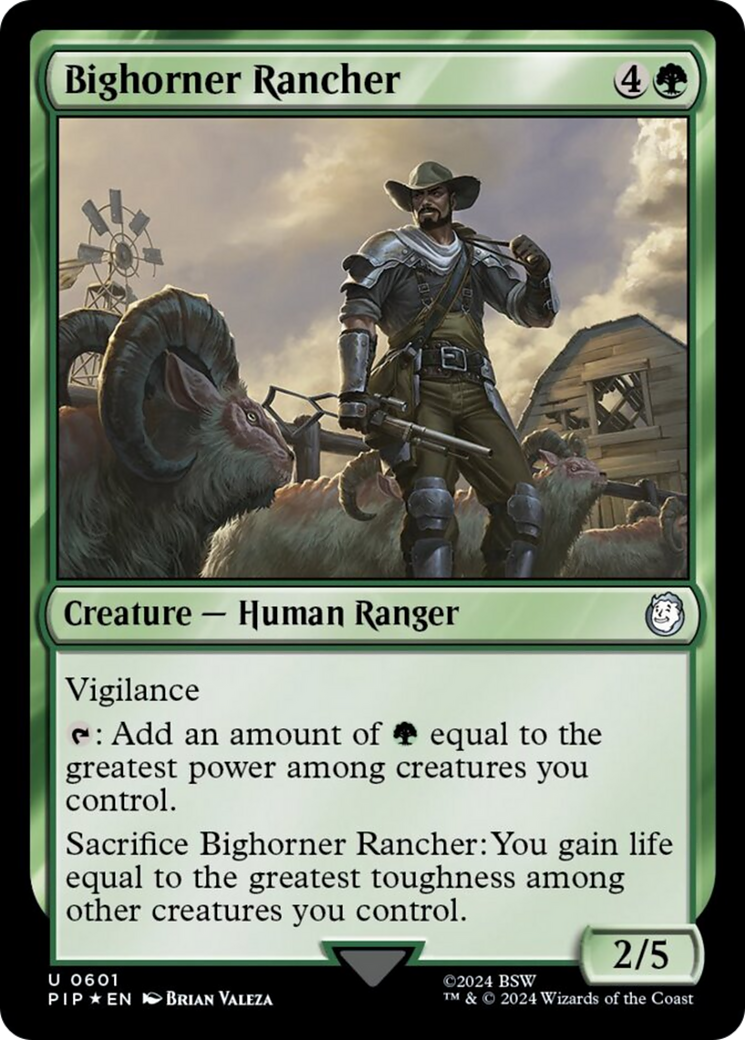 Bighorner Rancher (Surge Foil) [Fallout] | Devastation Store